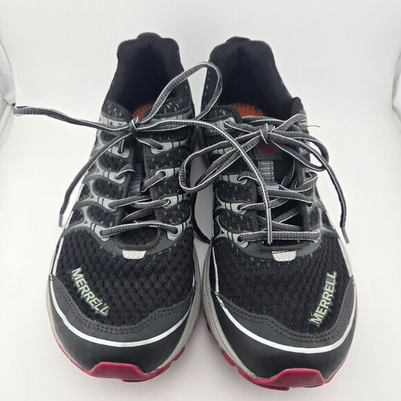 Merrell Women’s Carbon Black/Pink Athletic Sneakers | Size 7.5 | Running/Walking - Picture 1 of 11